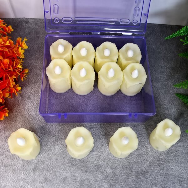 02_db8f0285-3cc6-4494-a28d-3aaa9466a870.jpg Festive Lighting for Any Occasion: , Diwali 12 pcs LED Candles