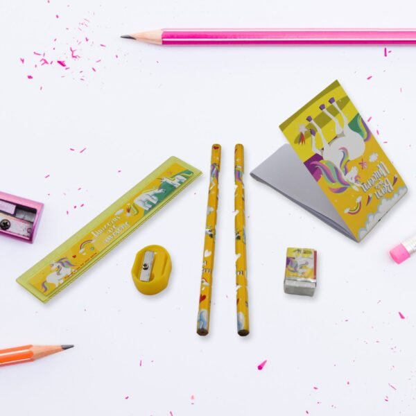 02_de8574d0-0e54-4377-a89d-daa623f0288f.jpg Stationery Set for School & Office with Pencil & Ruler (Gift, 6 Pc)