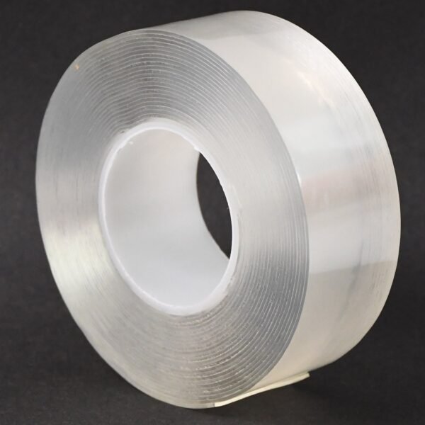 Sticky Double Sided Tape Washable Adhesive Tape Reusable (8.5×3 Cm / 1 Pc)