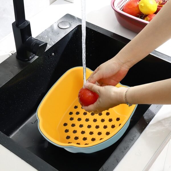 Pepper-Shape 2-in-1 Washing Bowl - (1 Pc)