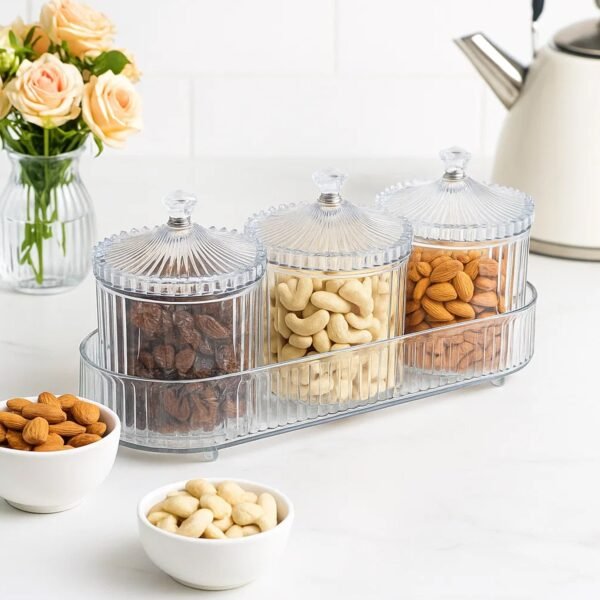 Dry Fruit & Snack Storage - (3 Pc / Set)