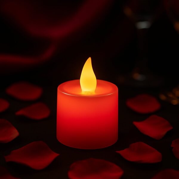 02_e0f72fa2-20c2-4545-87e6-877bb30cf10f.jpg Electrical Candles Diya LED Tea Light, Diwali(1 Pc / Red)