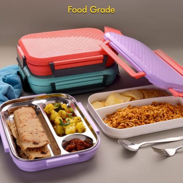 02_e2637f92-869a-4764-a834-2d86cb528af7.jpg Lunch Box Plastic with steel plate, small lunch box
