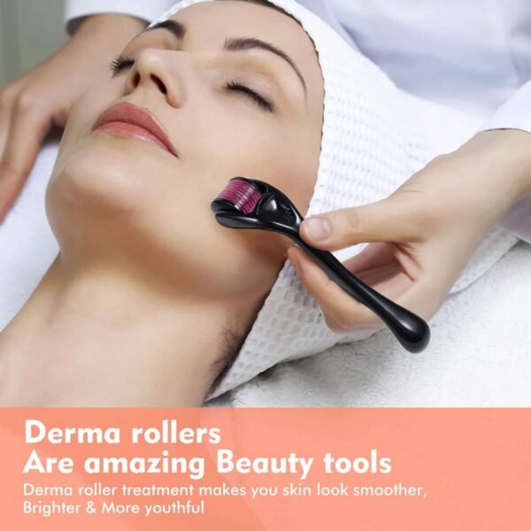 Derma Roller Anti Ageing Facial Scrubs & Polishes Scar Removal Hair Regrowth (2 MM)