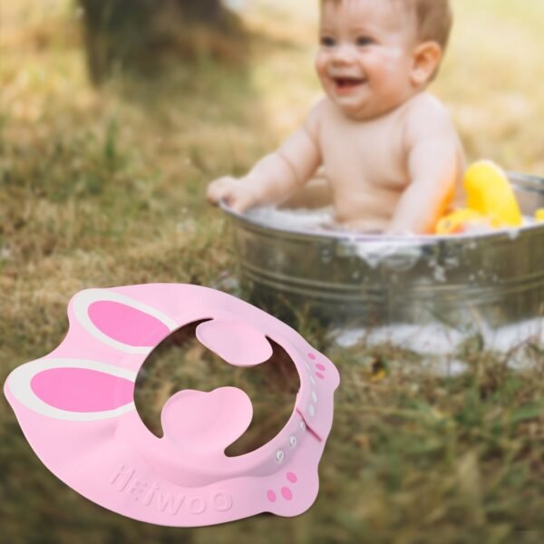 02_e657e0db-9d0c-414a-b372-7a3244c1f3f1.jpg Adjustable Bunny Ear Baby Shower Cap (1 Pc)
