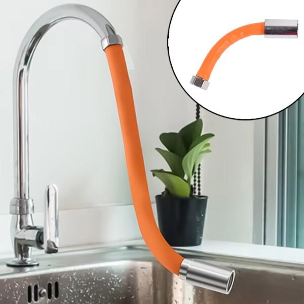 Universal Extension Tube 360° Swivel Free Bending Flexible Connector (17 Cm)