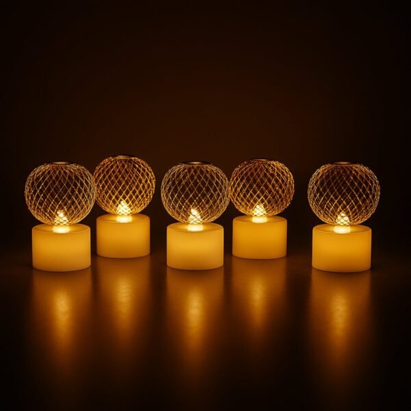 02_ea10b5b5-28a2-4838-b50f-3194a3c8bd90.jpg LED Ball Shaped Decorative Light with Mesh Cover (5 Pc / Set)