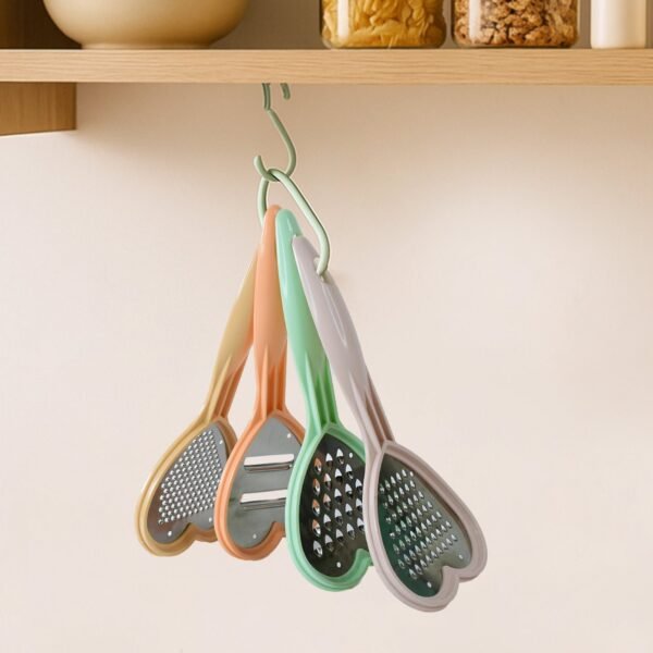 02_eab3cee7-3a6e-4c4a-98f4-24f33a62b7b3.jpg Heart Grater Set and Heart Grater Slicer Used for Grating and Slicing of Fruits, vegetables