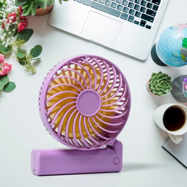 Portable Mini handy Fan & Personal Table Fan (Battery Not Include)