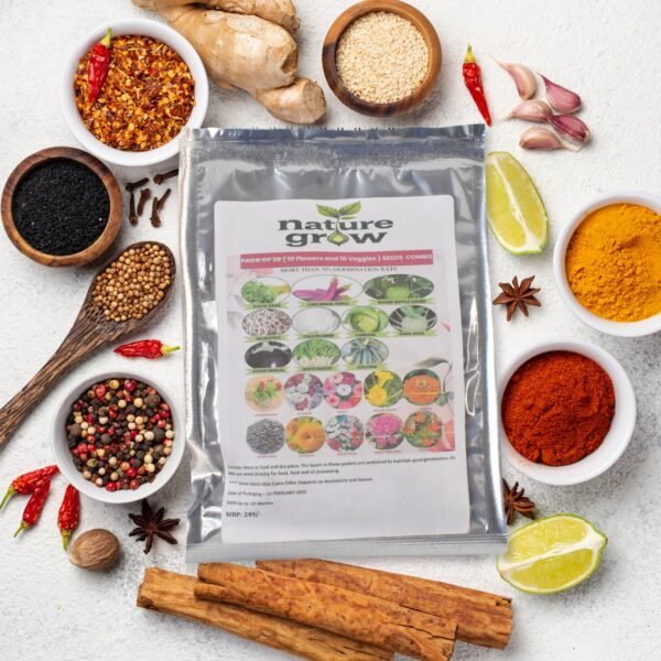 02_ed2a2275-5b4c-46a7-8ace-d87e3ec49542.jpg 20 Varieties of Vegetable & Flower Seeds Combo (1 Pkt. / 20 Varieties)