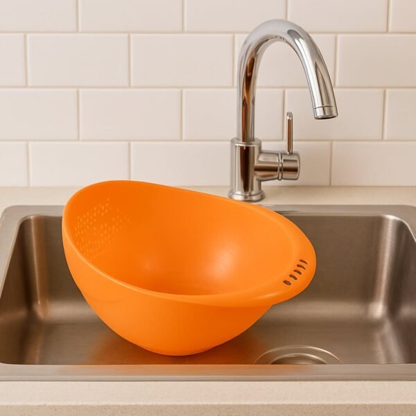 Virgin Rice Bowl Plastic Strainer, Water Strainer | Vegetable & Fruits Washing