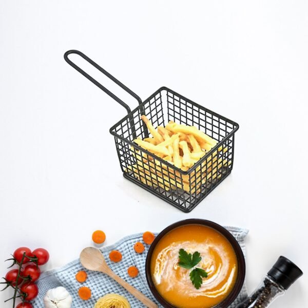 frying baskets for chips Stainless Steel Snack Basket Potato Mesh Strainer Basket