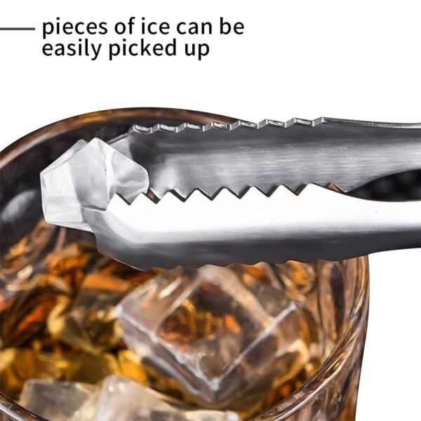 02_efb64dd8-b2e4-4701-8f6d-f5ccb17e6f20.jpg Stainless Steel Tong Lifting Ice Cubes, Sugar Cubes | Serving Tongs (13 Cm / 1 Pc)