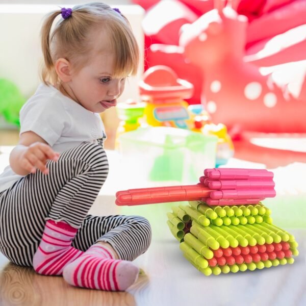 02_f1a9ca7d-9c35-4f52-81eb-dd4ba14c85ca.jpg Bullet Blocks Intelligent Kids Creative Bullets Shaped Building (Approx 88 Pcs)