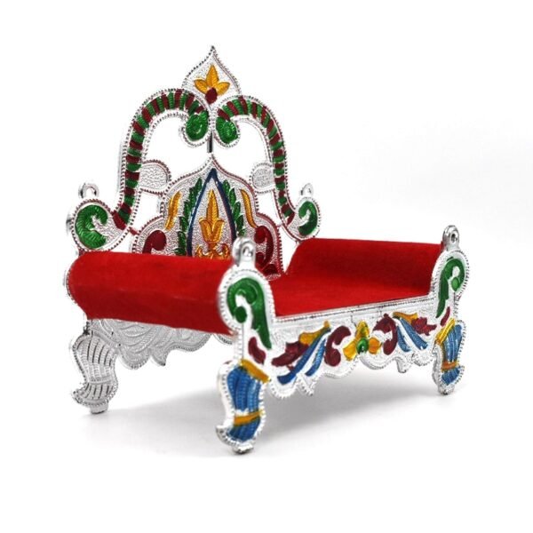 Bal Gopal Sihasan Throne - Large Decorative Stand for Home Temple Deity Display