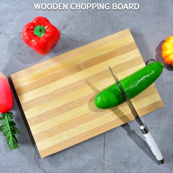 02_f5ccebe5-bbad-4b5b-96a7-be1439d850eb.jpg Natural Wood Chopping Board for Kitchen – Vegetables, Fruits & Cheese, BPA Free