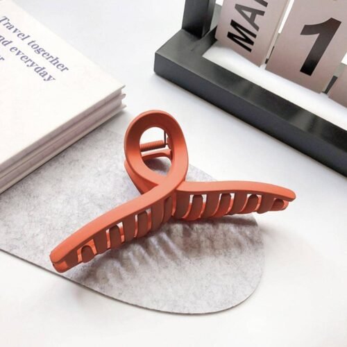 Plastic Hair Claw Clips Strong Clips (1 Pc / Mix Design & Color), Hair accessories (1 Pc / Mix Design & Color)