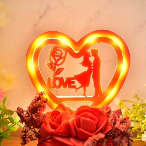 02_f945e79a-0bd1-4e2a-a447-e232a7fae743.jpg Romantic Heart-Shaped Love Couple Decorative Showpiece with Rose Base (1 Pc)