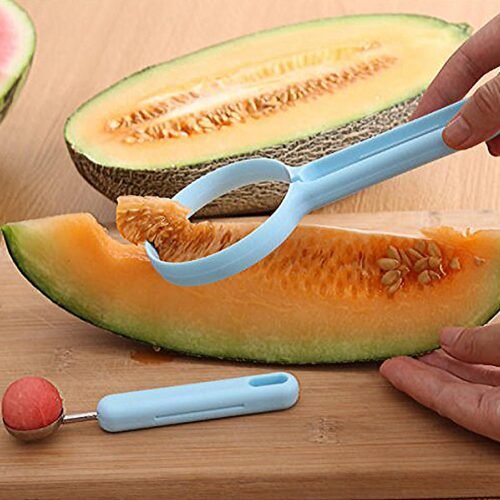 02_f9cb04a3-ff1b-417e-9d81-f441dc9a9b63.jpg 2-in-1 Fruit Peeler & Baller for Avocado & Watermelon (1 Pc, Kitchen)