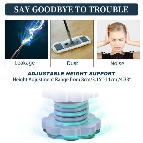 02_fa7a493b-78fb-41bb-94d4-5bf1dfefd37b.jpg Washing machine support, anti vibration washing machine support adjustable washer anti vibrasion pads, washer & dryer pedestals, Washing Machine Accessory Anti- Skid Pad PVC Lifting Pad Non-Slip ( 1 Pc )