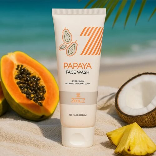 Zequz Papaya Face Wash - (100ml / 1 Pc)