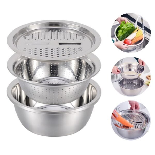 02_facfb346-1a1c-4d94-b71e-00581640cbcf.jpg 3in1 Kitchen multipurpose julienne grater salad maker with pasta server spoon