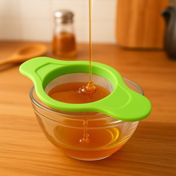 Supermom Stainless Steel Mesh Strainer with Dual Handle Plastic Frame (1 Pc)