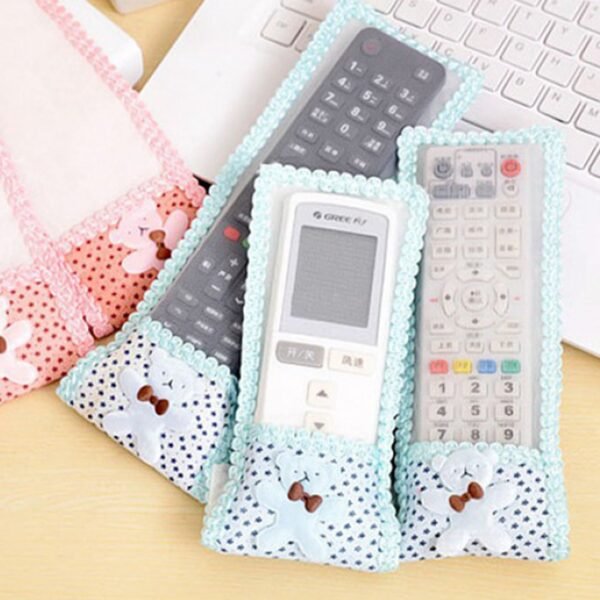 Cloth Lace Remote Control Cover Remote Case (1 Pc / 18×8 CM / Small)