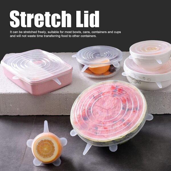 02_fd75daeb-2c51-4612-a8fb-48360956e688.jpg Silicone Food Cover Stretch Lids (6 Pcs Set / 62 Gm)