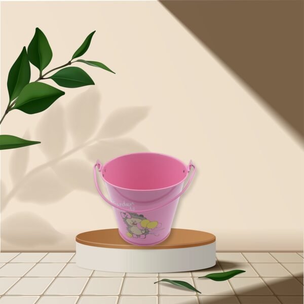 02_fe4b2e13-5aab-4180-b6d1-5077dee1bff0.jpg Small Metal Bucket for Plants & Decor (1 Pc, With Handle)