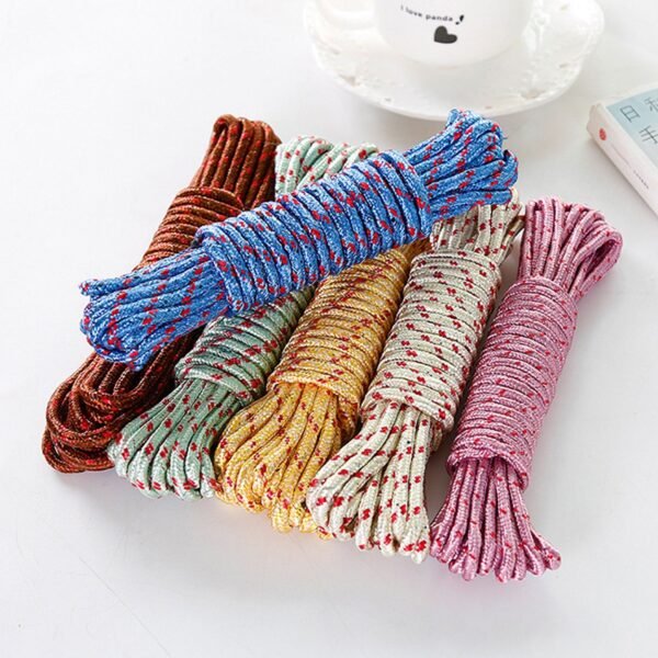 Heavy Duty Drying Nylon Clothesline – Portable & Sturdy (10 Meter)