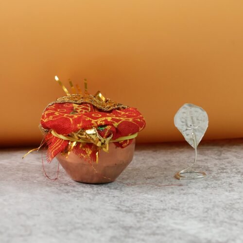 02_kalash.jpg vastu Kalash Pooja Decorative Copper-Style Kalash - (1 set)