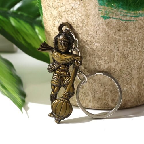 Elegant Lord Hanuman Metal Keychain (1 Pc)