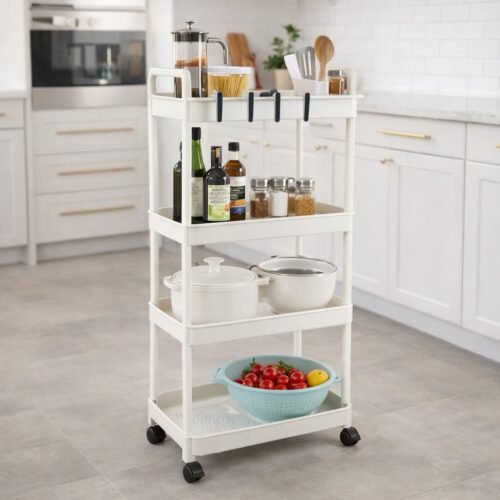 02_kitchen-rack.jpg 4 Layer Multipurpose Kitchen Storage Organizer Trolley with Wheels