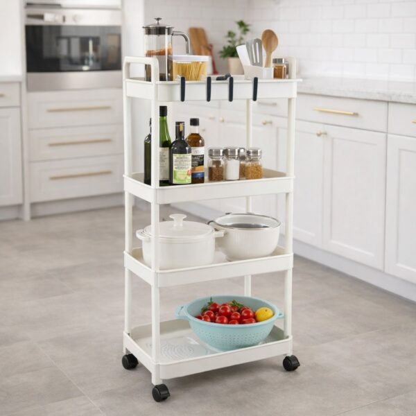 02_kitchen-rack.jpg 4 Layer Multipurpose Kitchen Storage Organizer Trolley with Wheels