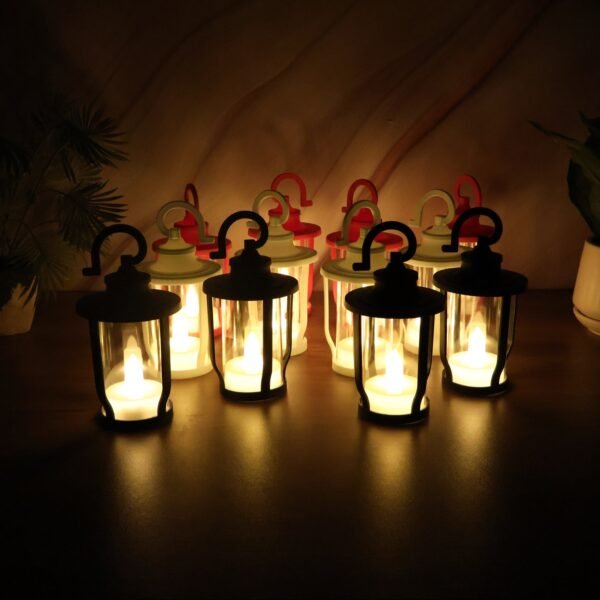 Decorative Lantern Shaped Flameless LED Candles (12 Pc)