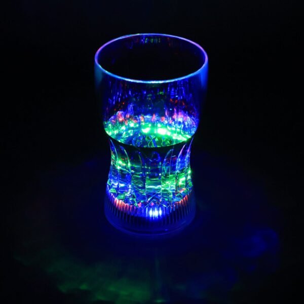 Plastic Fancy LED Light Glass 200 ML (1 Pc)