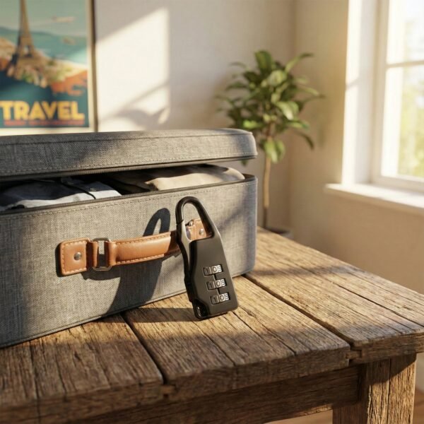 02_lock.jpg Secure 3-Digit Combination Travel Lock (1 Pc)