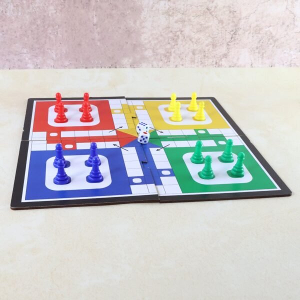 02_ludo.jpg Pocket Ludo Travel Board Game - (1 Set)