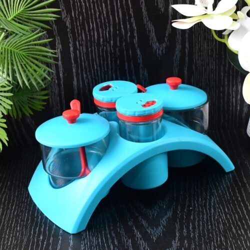 Supermom Plastic 4x Pickle with Salt & Pepper Storage Set