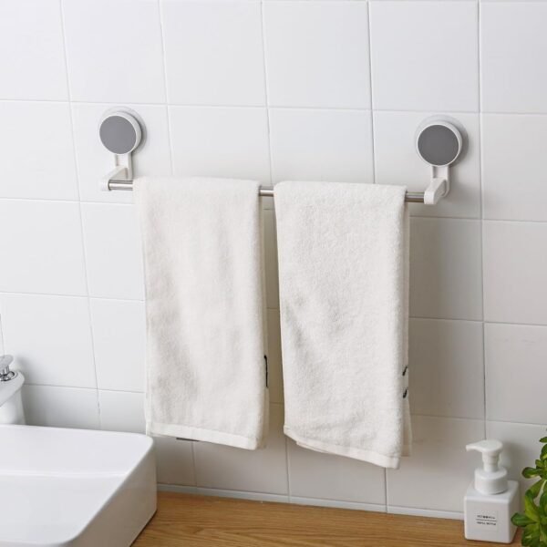 02_shelf.jpg Self-Adhesive Towel Rod - (1 Pc)