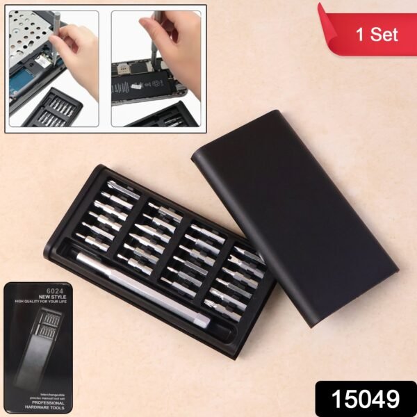 Aluminium 24 in 1 Precision Screwdriver Set, Screwdriver Tool Set (24 Pcs Set)