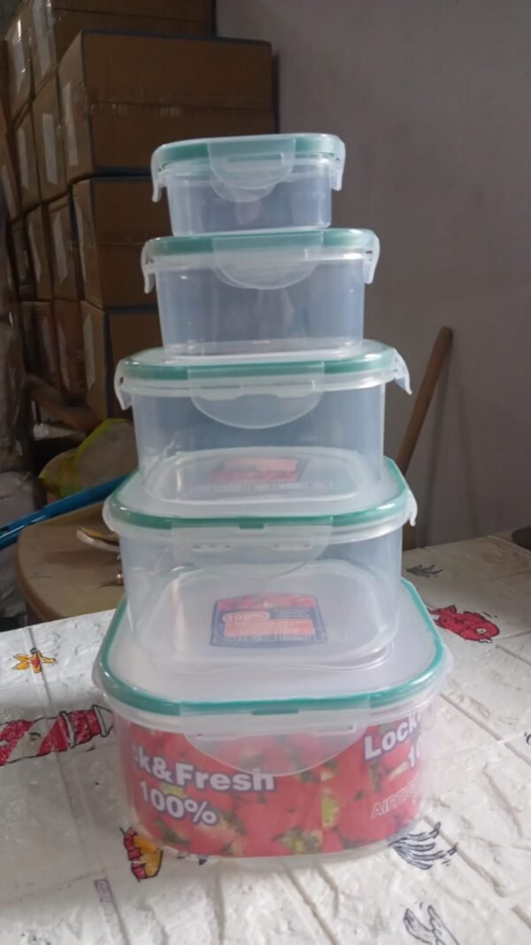 02bdebd7-88ce-487b-955d-80ec0ed39144.jpg Kitchen Storage Containers Set – Fridge Organizer Lunch Boxes (5 Pcs)