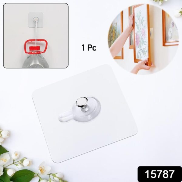02cc94c2-9c90-428a-9c44-559aa3723124.jpg Multipurpose Adhesive Damage-Free Photo Frame Wall Hooks (1 Pc)