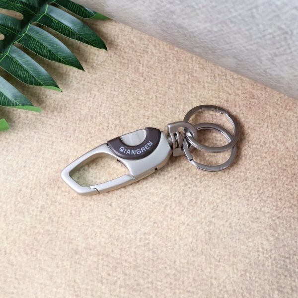 03-keychain.jpg Dual-Ring Carabiner Key Holder - (1 Pc)