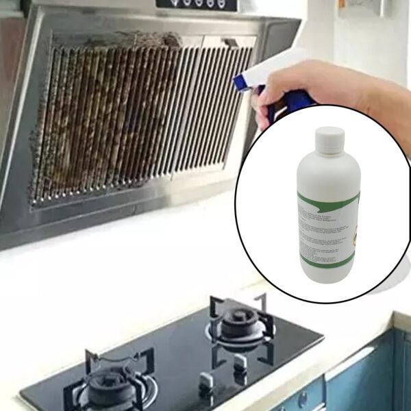 Kitchen Cleaner Spray for Oil & Grease on Stoves (Approx 500ml, Non-toxic)
