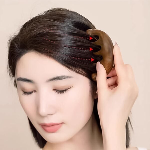 Scalp Relaxing Manual Head Massager Comb (1 Pc)