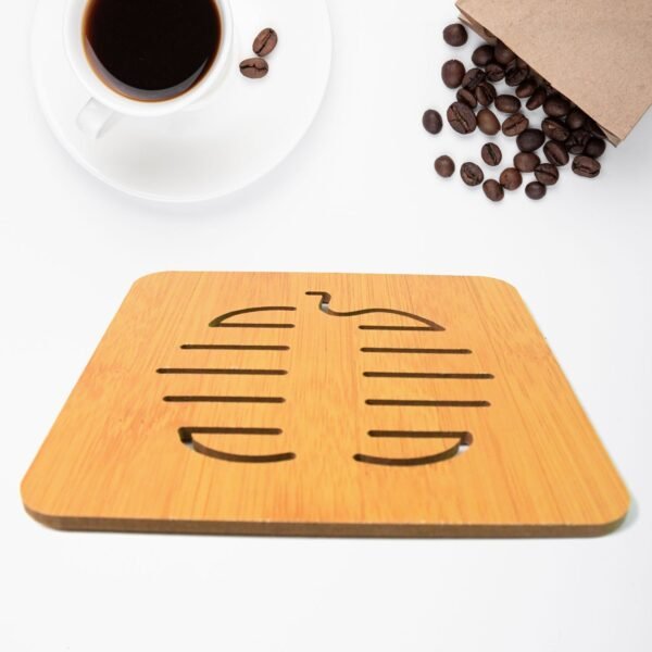 03_044ba096-31f2-4a29-a792-e2bd62efb33c.jpg Square Bamboo Wood Table Place mat Hot Pot Cup Mat Tea Coaster(14×14 Cm / 1 Pc)