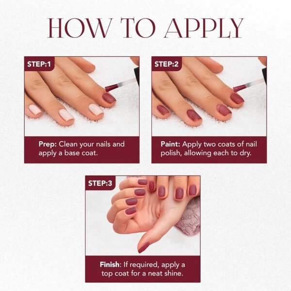 03_04c6bd5e-833f-45a4-b3d5-3703879be1f1.jpg OG Beauty Premium Scarlet Red Metallica Nail Polish (1 Pc / 10 ML)