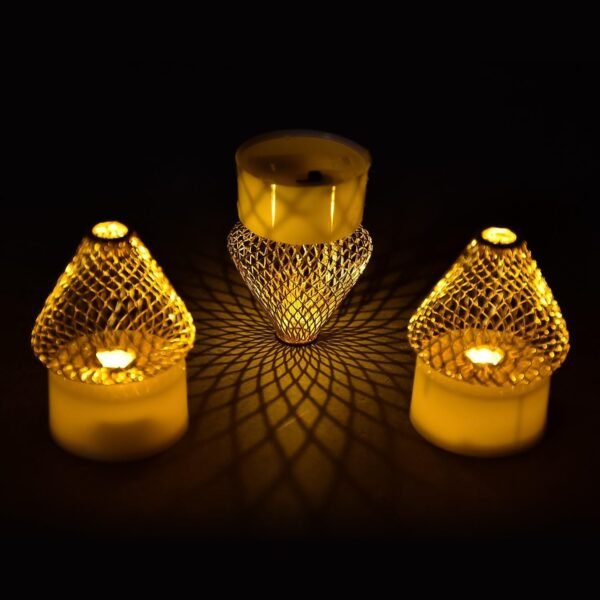 Premium LED Flameless Candle Lights (4 Pc / Set)